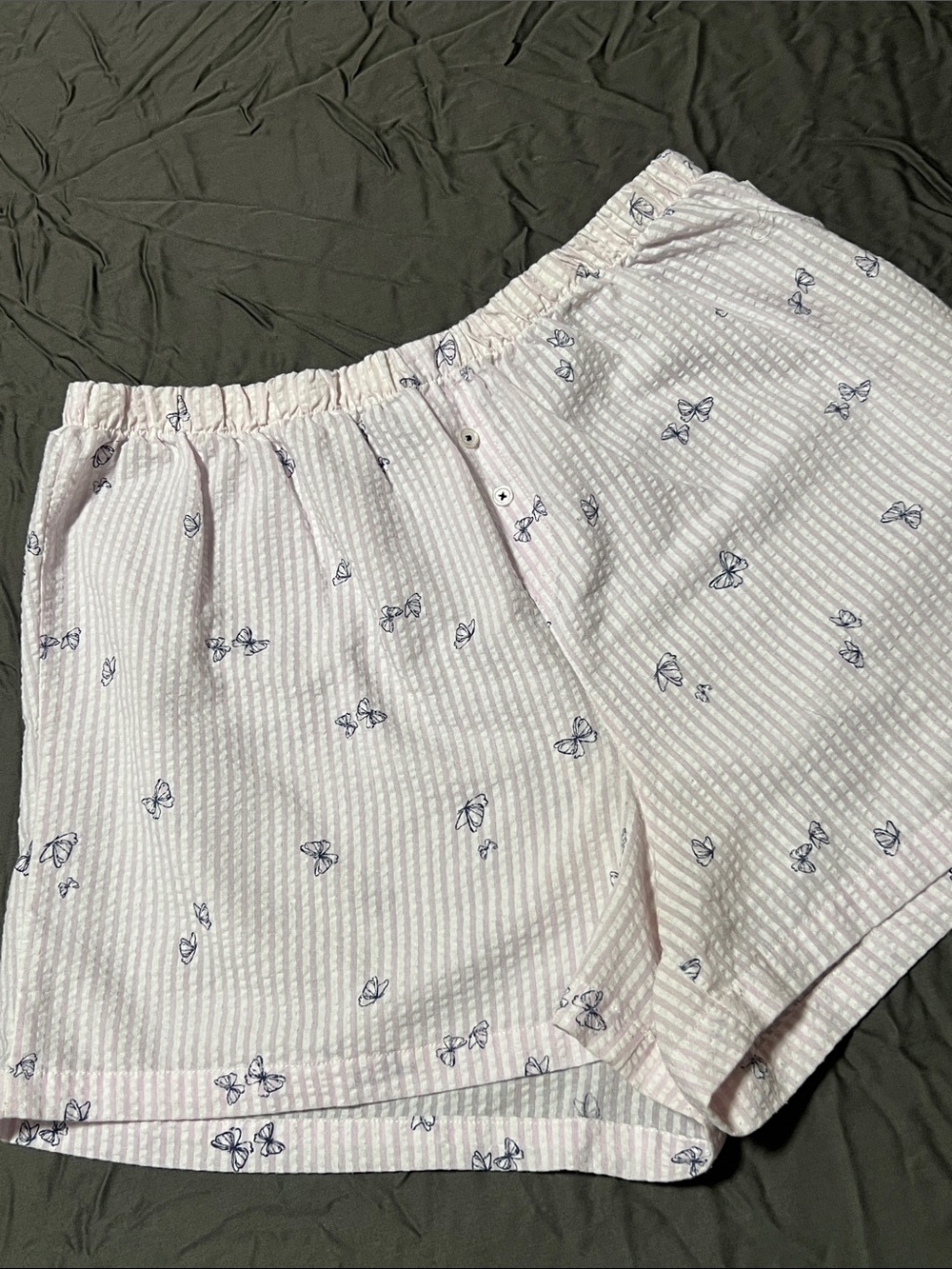 BUNDLE OF 5 😴 COTTON POLY SEERSUCKER PAJAMA SHORTS BOTTOMS Women’s XL - Picture 10 of 15